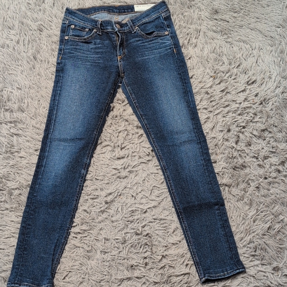 rag & bone Dark Blue Women's Skinny Jeans